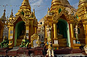 Yangon Myanmar. Shwedagon Pagoda (the Golden Stupa).  